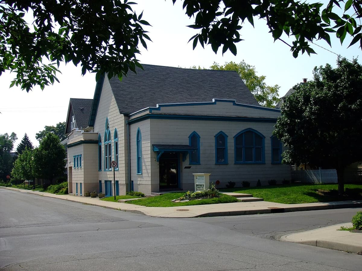 Jones’s first church, photographed in 2011.